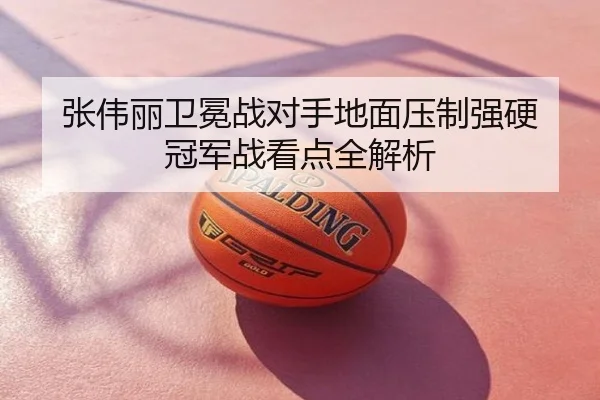 张伟丽卫冕战对手地面压制强硬 冠军战看点全解析